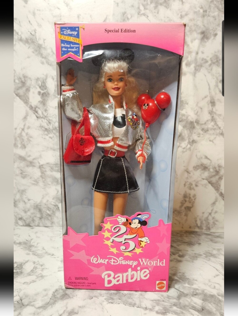 Walt Disney World 25th Anniversary Barbie with  Accessories